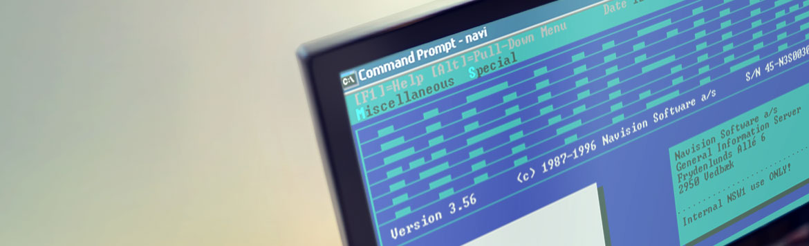 <p><b>Navigator</b></p>
<p>En af verdens første client/server programmer med IBM som ene-distributør</p>