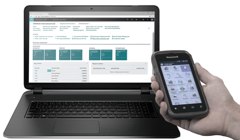 Mobile WMS til Business Central