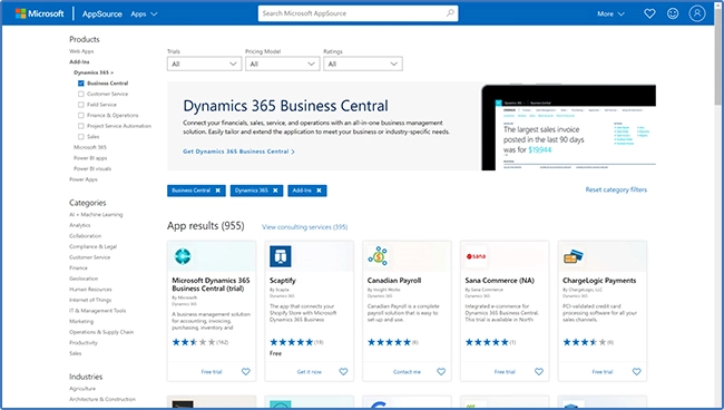 Microsoft AppSource Microsoft AppSource