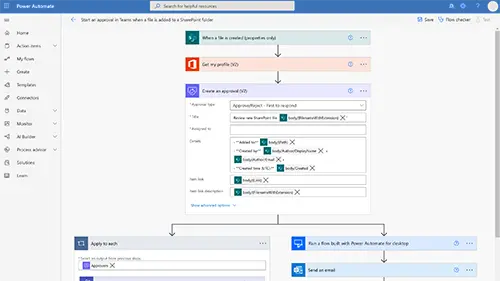 Power Automate skjermbilde